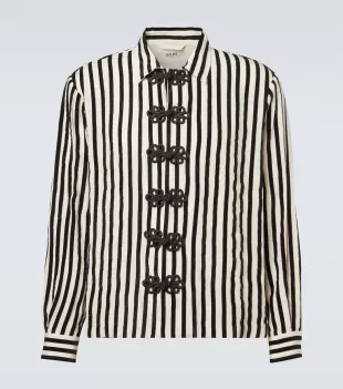 Striped Velvet Shirt
