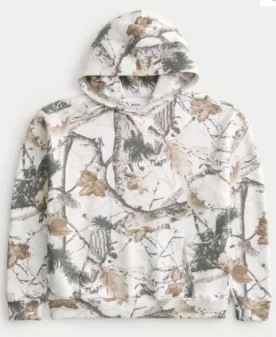 Boxy Camo Hoodie