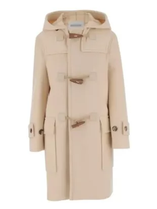 The Traitors UK S04 Claudia Winkleman Beige Duffle Coat