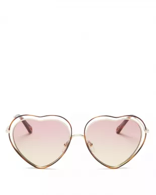 Women's Poppy Love Heart Frame Sunglasses