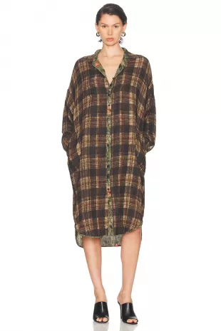 Reversible Jumbo Shirt Dress