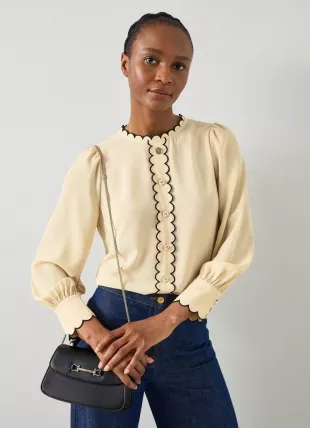 Jemima Birch & Black Blouse