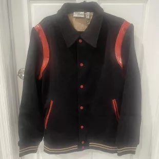 Women's Black and Red Jacket