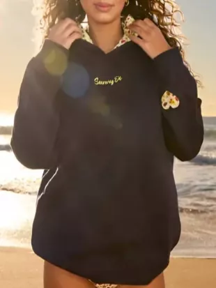 Sunny Dé Summer Harvest Blue Hoodie