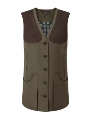 Industry S04 Marisa Abela Grey Tweed Hunting Vest