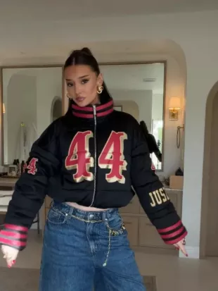 Kristin Juszczyk 2026 San Francisco 49ers Puffer Jacket