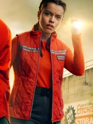 Georgina Campbell Cold Storage Orange Vest
