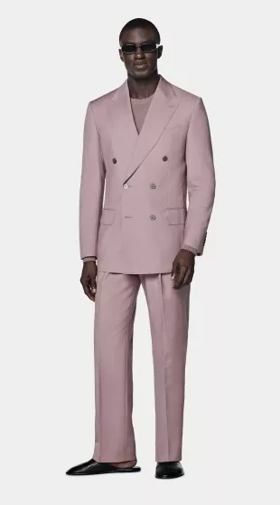 Purple Tailored Fit Milano Suit