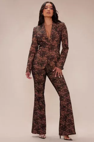 Always On Time Lace Suit Set