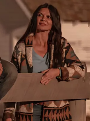 The Madison 2026 Danielle Vasinova Printed Cardigan