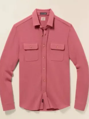Shrinking S03 Jason Segel Pink Shirt