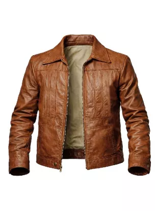 Bruno Mars The Romantic Promo Brown Leather Jacket