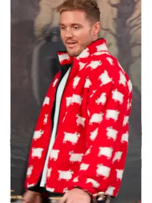 The Traitors S04 Colton Underwood Sheep Print Jacket