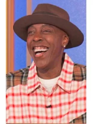 Hollywood Squares S02 Arsenio Hall Patchwork Plaid Shirt