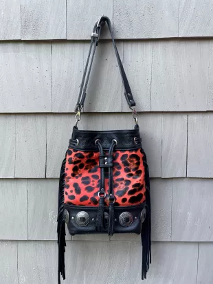 Peachy Orange Wild West x Wild Thing Bucket Bag Limited Edition