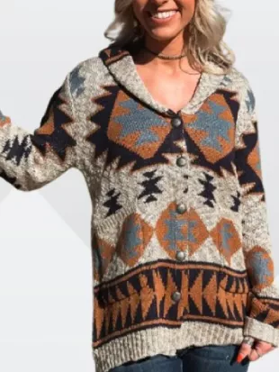 The Madison 2026 Danielle Vasinova Printed Cardigan