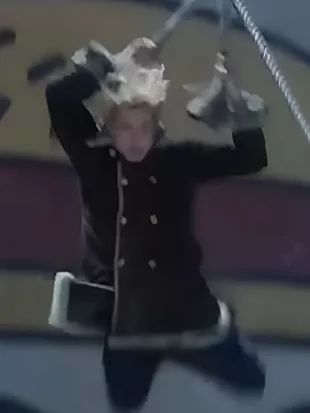 One Piece S2 Sanji Black Shearling Coat