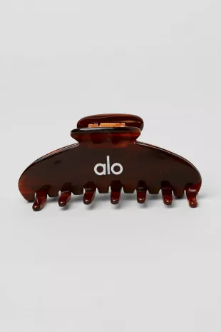 90's Claw Clip Brown Tortoise