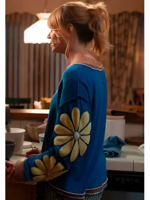 High Potential Season 2 Morgan Gillory Flower Sweater