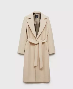 Detachable Collar Manteco Wool Coat