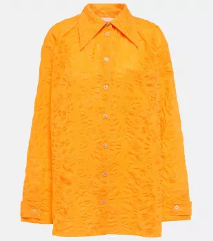 Leora Jacquard Cotton Shirt