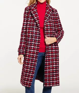 Check Tweed Coat