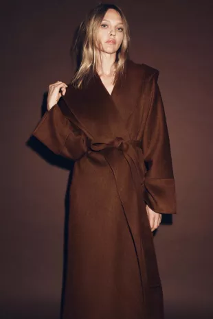 Limited Edition Long Belted Wool Coat
