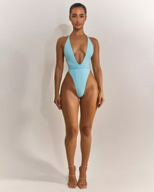 The Fishtail Swim in Powder Blue