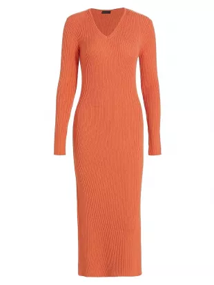 Collection Rib-Knit Dress