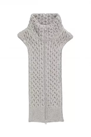 Savoy Cable-knit Dickey