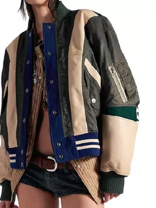 Access Hollywood 2026 Emily Orozco Bomber Jacket