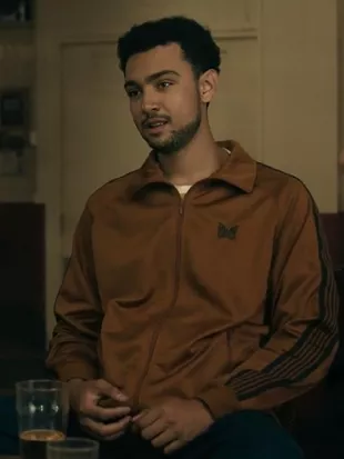 Steal S01 Archie Madekwe Brown Track Jacket