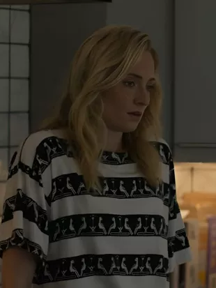 Steal S01 Zara Dunne Black and White Tee