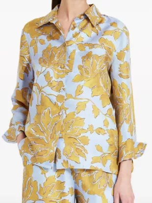 Will Trent S04 Amanda Wagner Floral Shirt