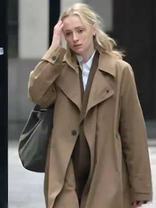 Steal 2026 Sophie Turner Brown Coat