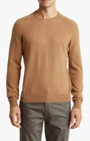 Crewneck Camel Hair Sweater