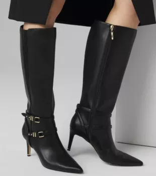 Tall Double Buckle Boot
