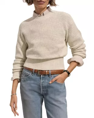 Seafarer Shrunken Crewneck Sweater