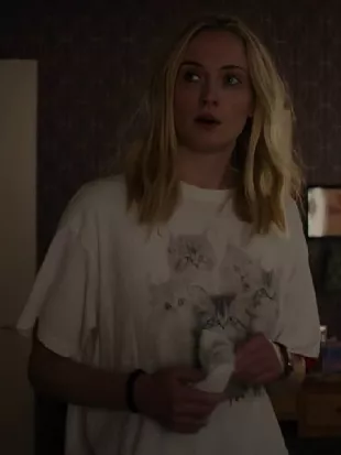 Steal Zara Dunne Kitten Printed Tee