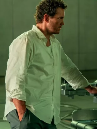 Mercy 2026 Chris Pratt White Shirt