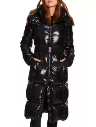 Good Morning America 2026 Rebecca Jarvis Black Puffer Coat