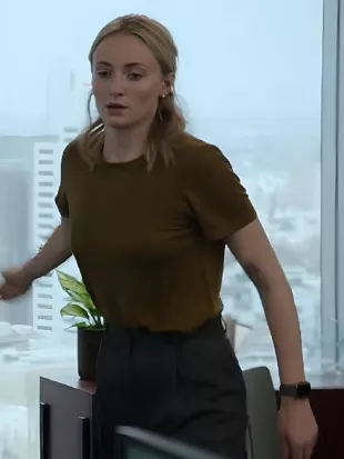 Zara Dunne Steal Brown Top