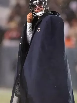 Caleb Williams 2026 Bears Cape Coat