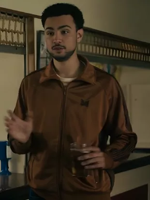 Steal 2026 Archie Madekwe Brown Track Jacket