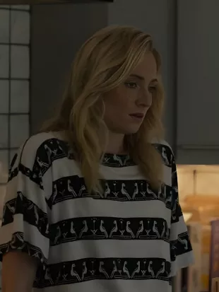 Steal S01 Zara Dunne Black/White Tee