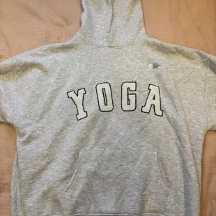 Women's Grey Yoga Hoodie