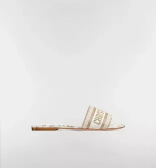 Dway Slide Cotton Embroidered