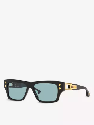 Eyewear DTS407 Grandmaster-Seven rectangular-Frame Acetate Sunglasses