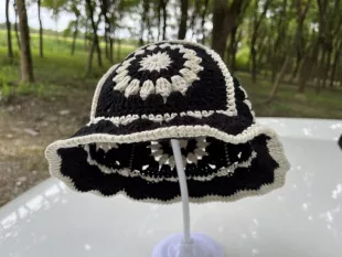 Crochet Granny Square Bucket Hat