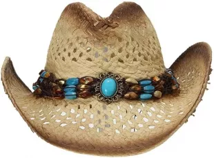 New Cowgirl Summer Straw Hat